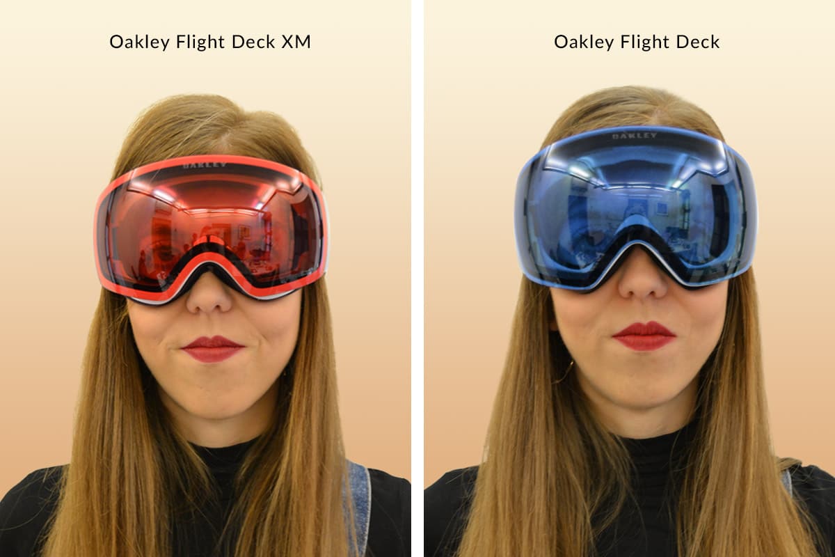 Oakley Flight Deck XM snow goggles 2019 Oakley Flight Deck vs Oakley Flight Deck XM - what are the differences? Oakley snow goggles eyerim